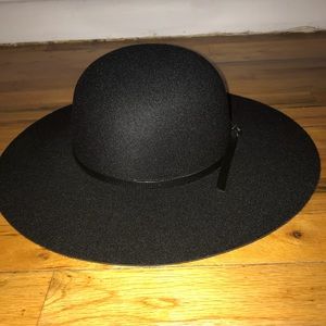 Black Floppy Hat